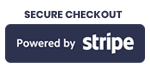 Secure checkout by Stripe