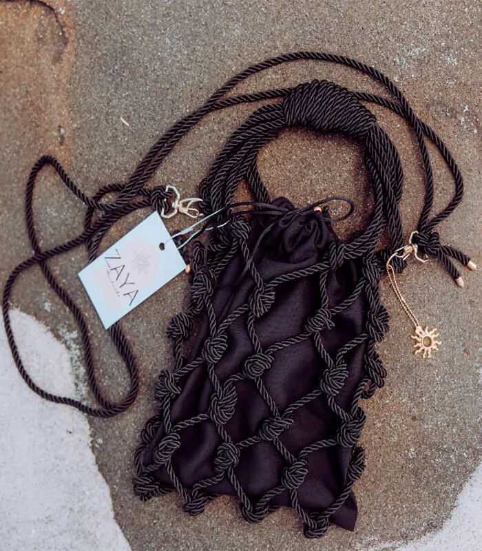 eva-black-bag Boho bag black